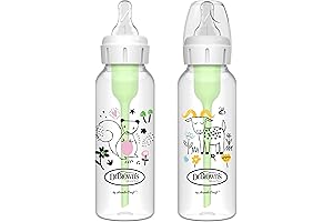 Dr. Brown's Natural Flow Anti-Colic 8oz Bottles (2-Pack): The Superior Choice for Baby's Feeding