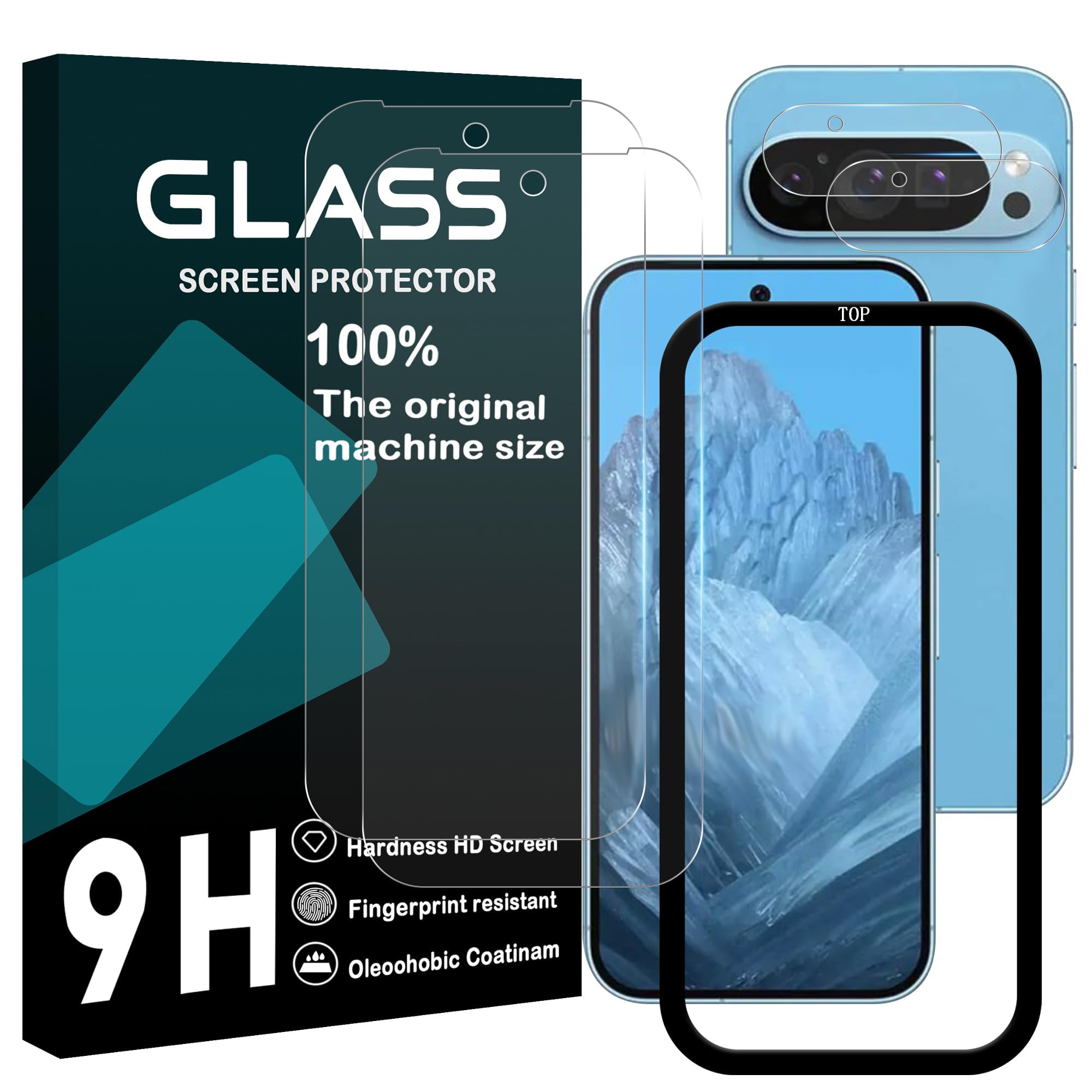 Amazon.co.jp: Google Pixel 9 Pro フィルム 指紋認証対応 【2+2 枚 