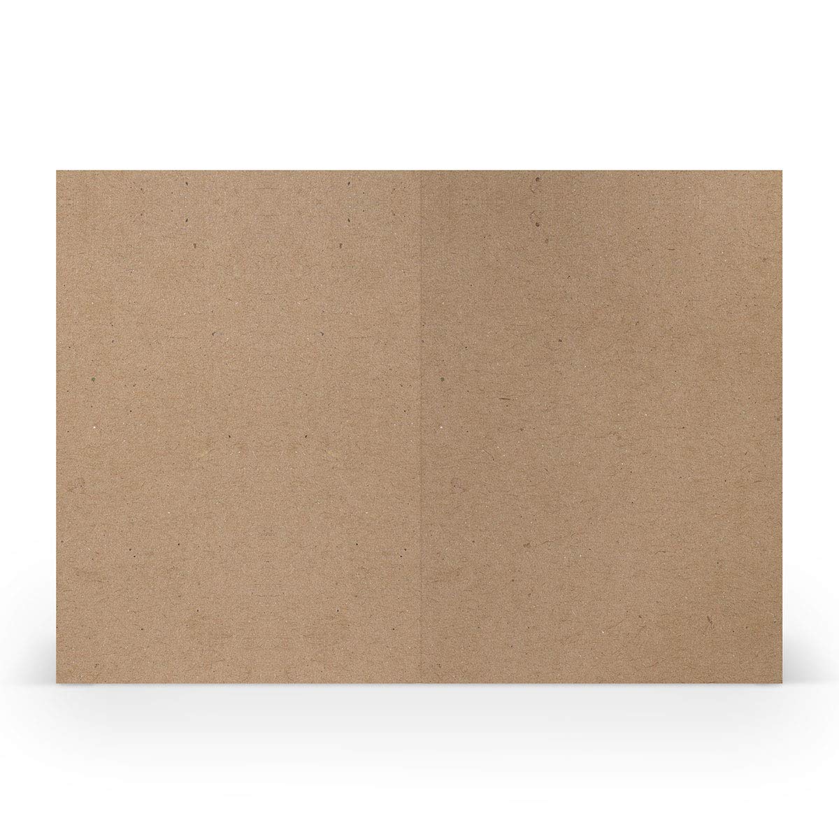 PAPERADO 200 Faltkarten DIN A5 - Kraftpapier - 220 g/m² - 14,8 x 21 cm - Blanko Doppelkarten Klappkarten Einladungskarten