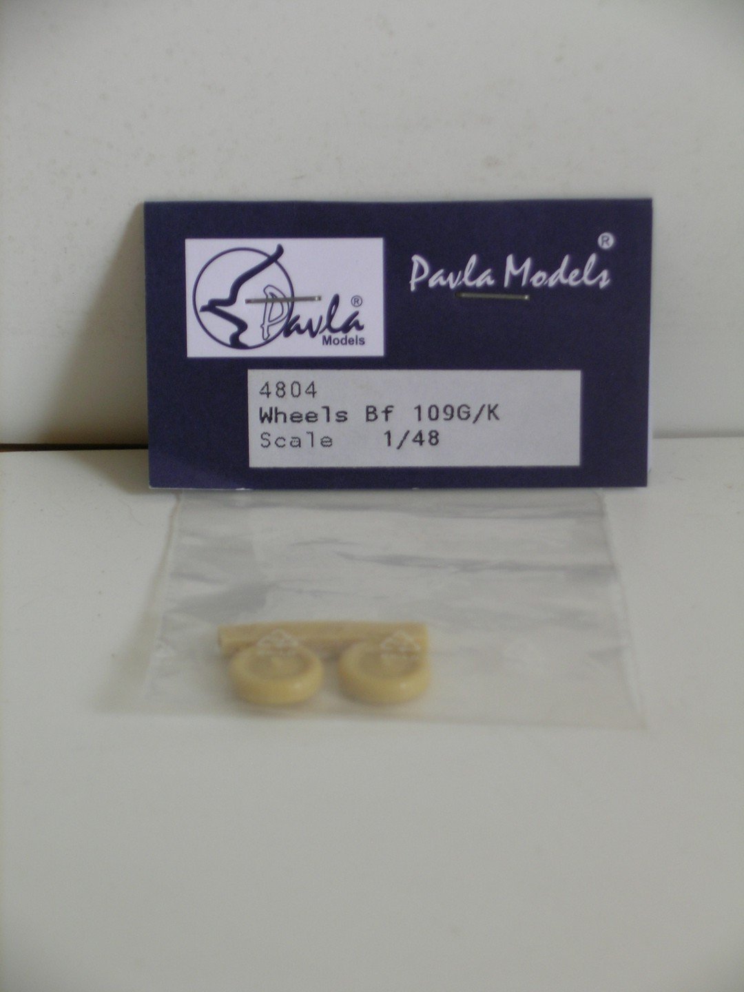 Pavla ModelsDetails---1/48 Scale Wheels for the German WW II Bf 109B/E---Resin Plastic