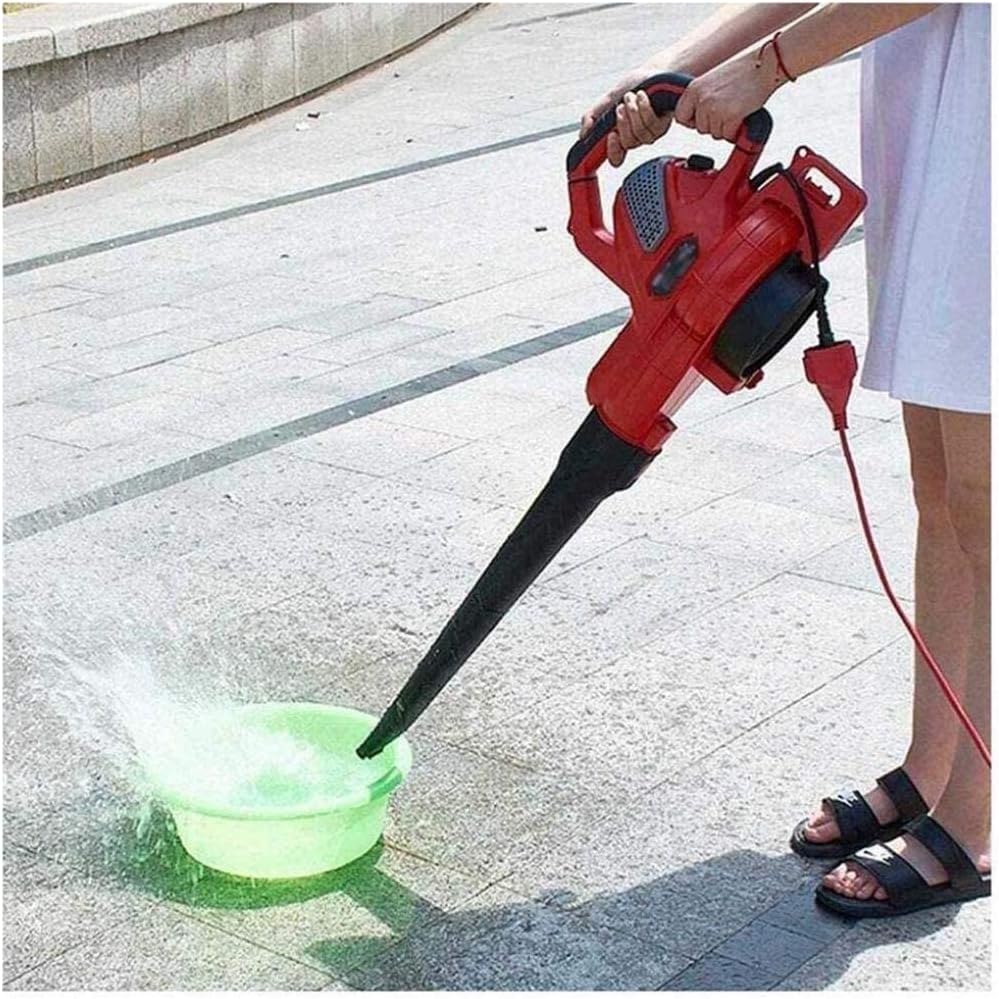 Garden Leaf Blower 6-Speed Electric Blower Regulation Handheld for Clear Leaves and Debris from Garden Driveway Patio