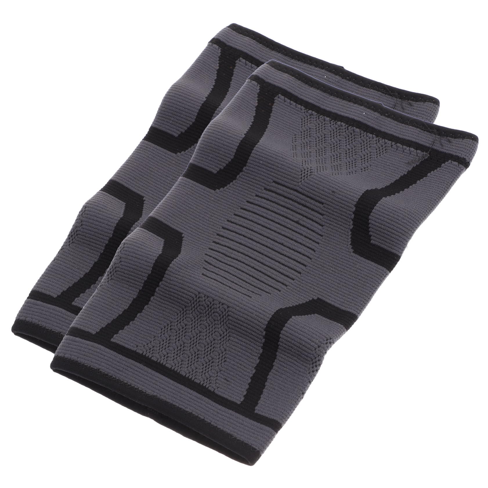 FRCOLOR 1Pair Compression Arm Sleeve Breathable Elastic Sports Elbow Protector for Men Black for Relief From Joint and Swelling During Sports Activities