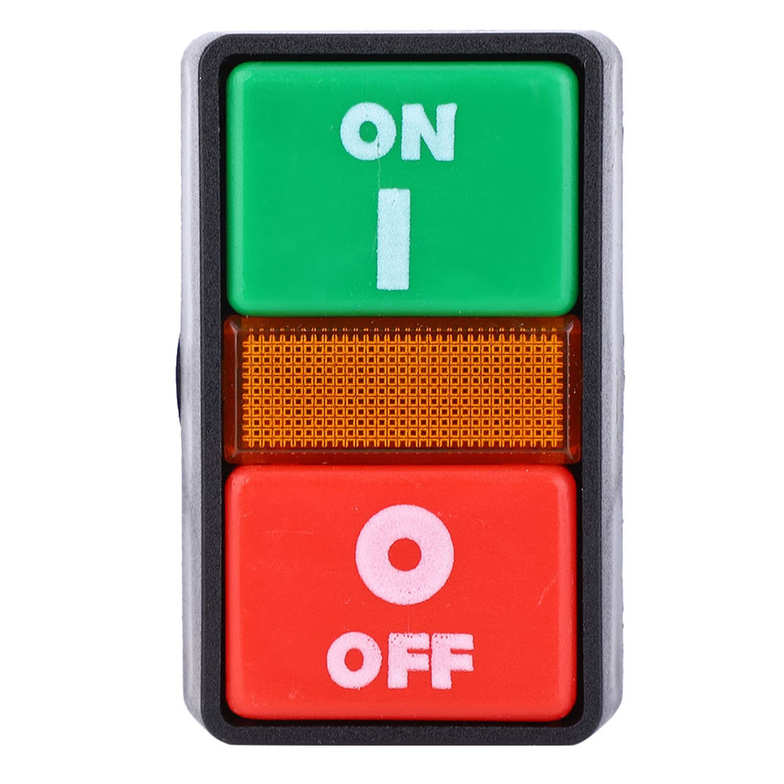 Interruttore a doppio pulsante rosso/verde 16a/240vac Kjd17-21521-612