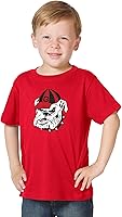 Vista 6 de Little King NCAA - Camiseta con logotipo grande para niños pequeños, 100% algodón, 100% algodón, tallas 2T, 3T, 4T, 5T