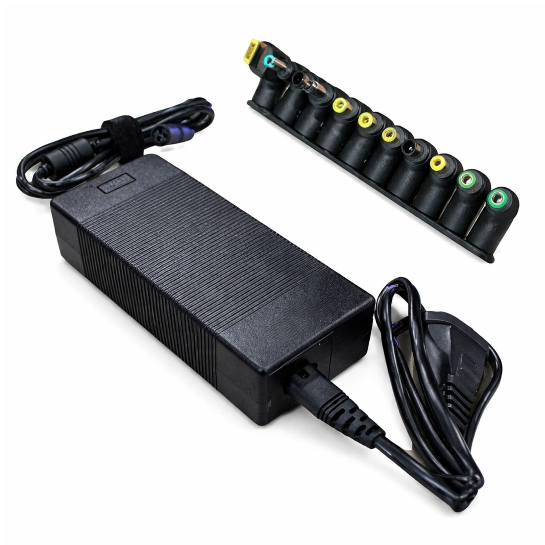 4 Pezzi Alimentatore Universale Laptop 120W con 10 Connettori Inclusi, Caricatore per PC Portatile Notebook, Input 100-240V, Output 15-20V 6A