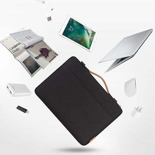 Miniatura 4 de DOMISO Funda para laptop de 15.6 pulgadas, impermeable, a prueba de golpes, funda protectora para 15.6 pulgadas HP 15ThinkPad E575Lenovo IdeaPad