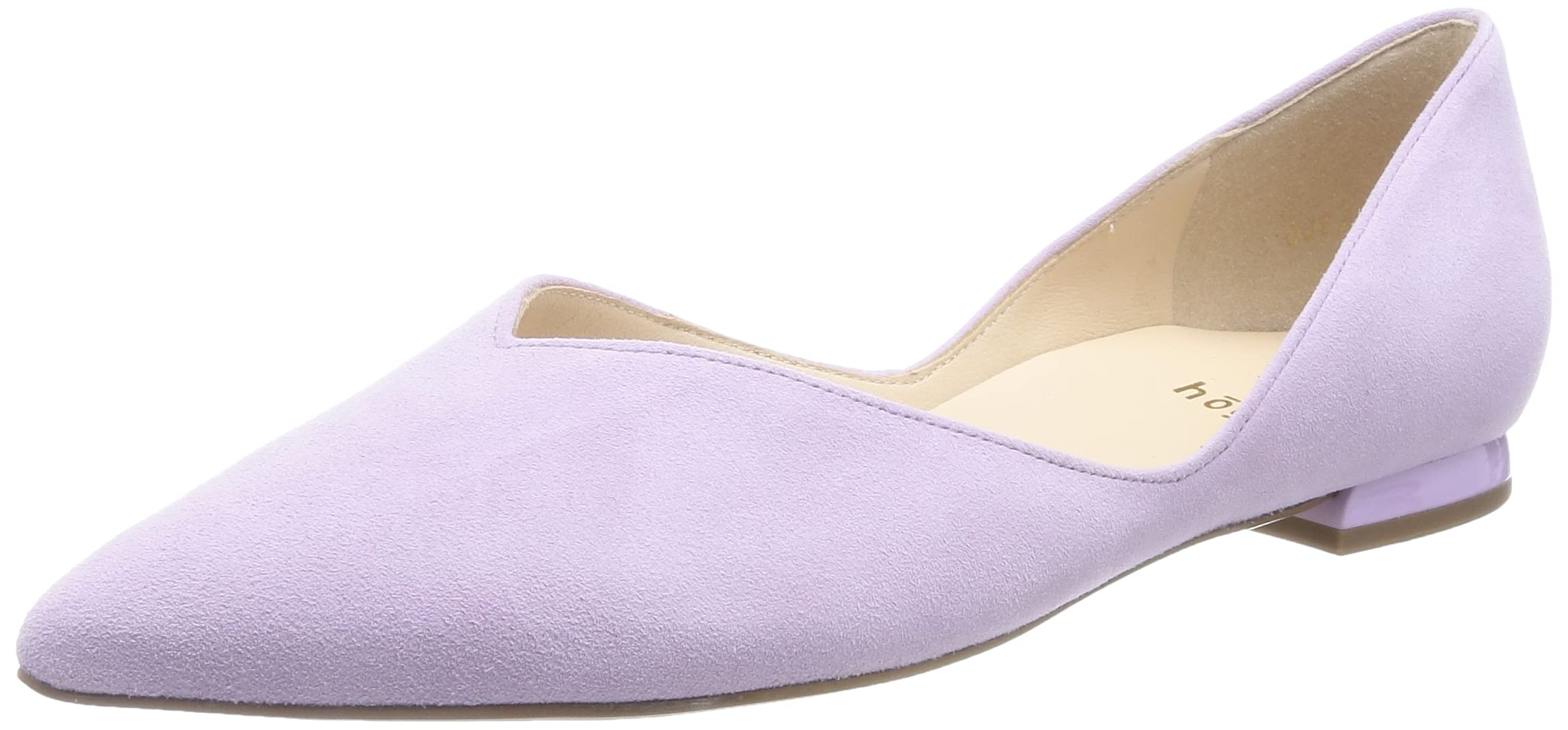 HÖGL Women's Basic Ballet Flats, Light Lavender, 34.5 EU X-Weit