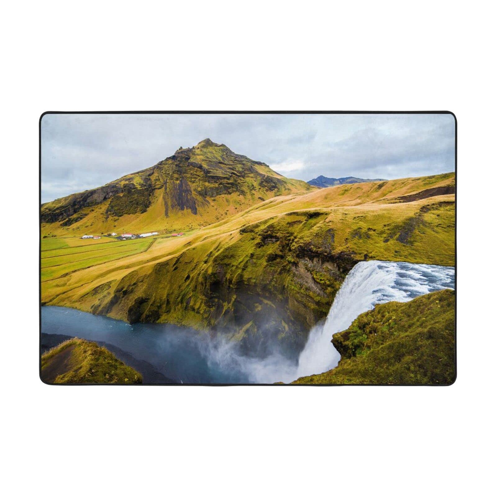 Tapis de sol intérieur pour cuisine et maison motif cascade