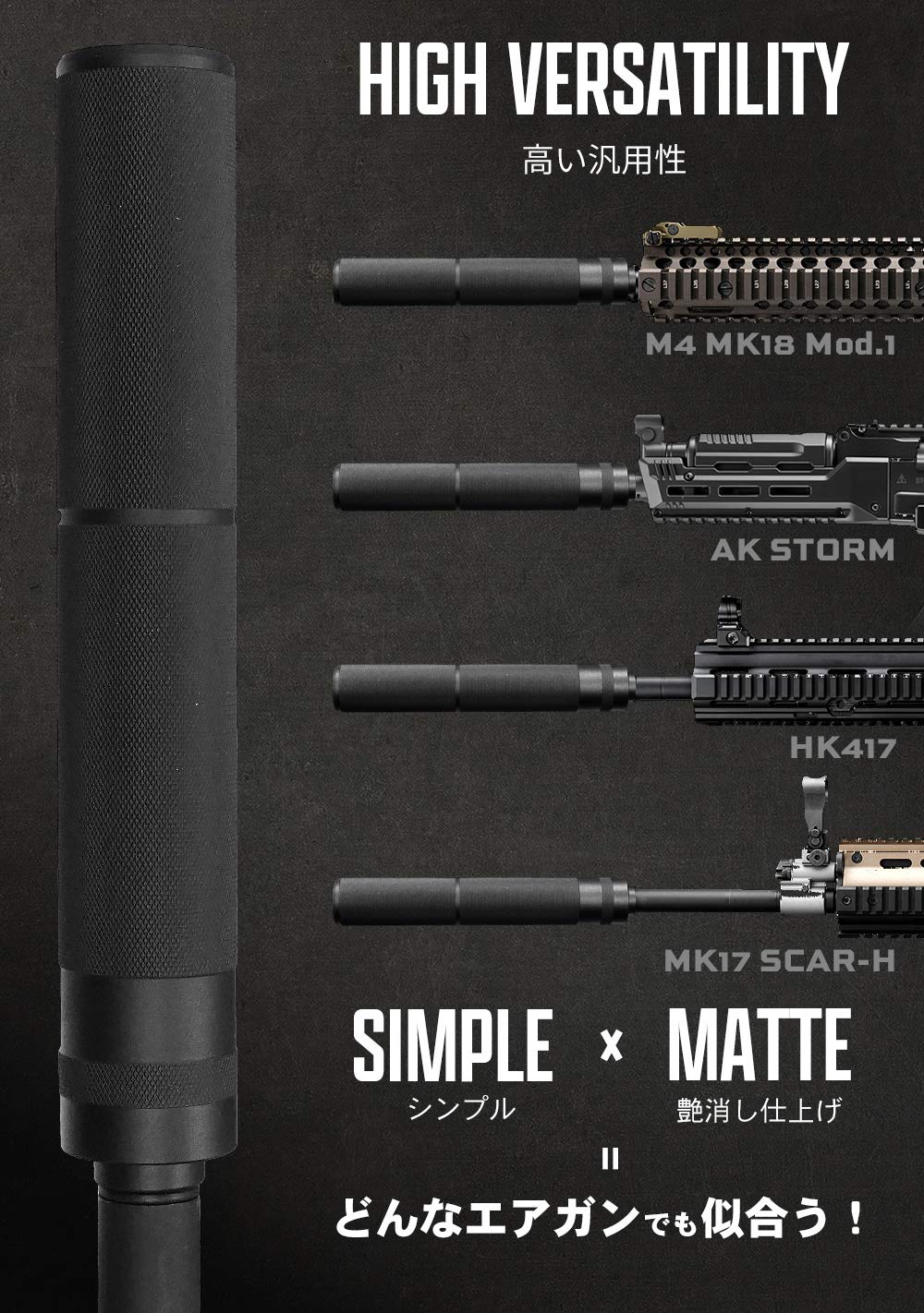 Amazon.co.jp: [ ミリタリーガレージ ] CYMA 14mm 逆ネジ