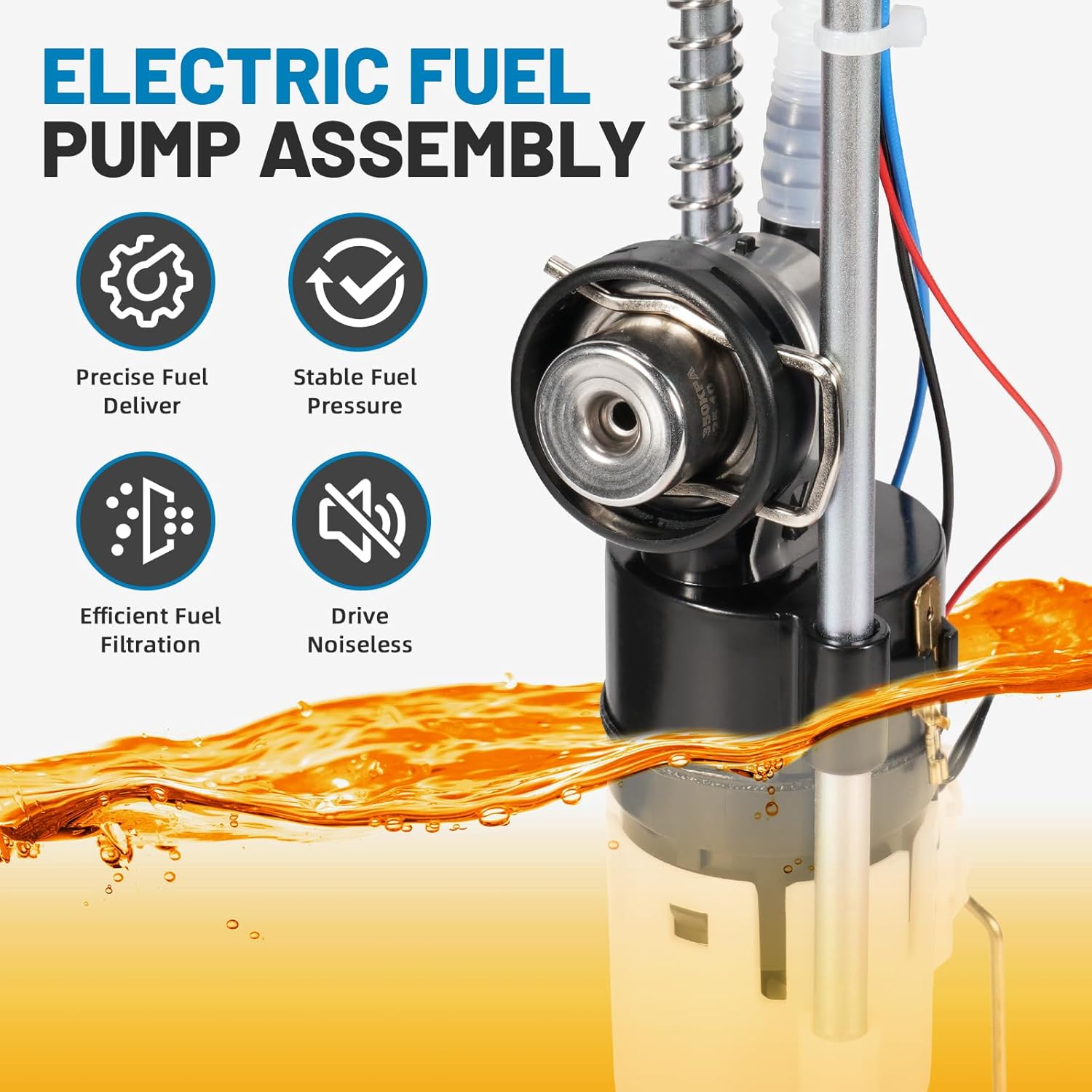 2520674 Electric Fuel Pump Assembly w/Sending Unit Compatible with Polaris Ranger 500 2009-2013,Ranger 700 2006-2009,Ranger 800 2010