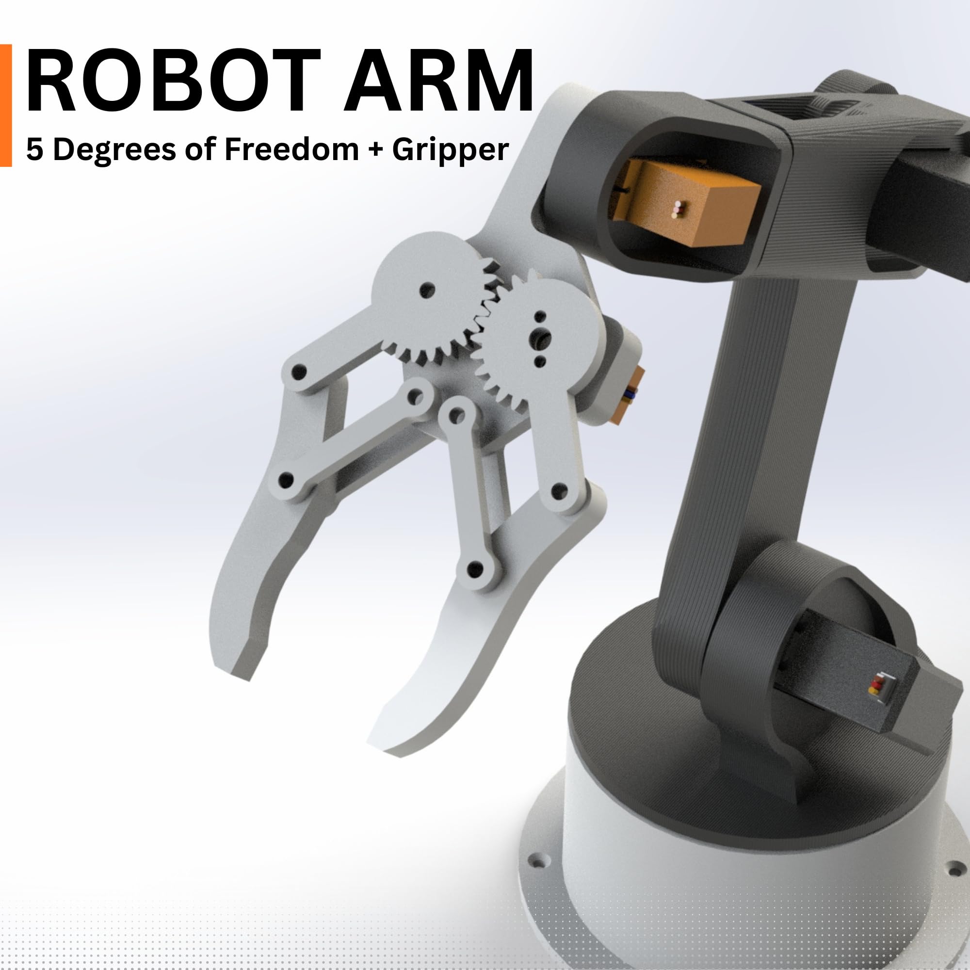 DIY 5-Axis Robotic Arm Kit - STEM Learning -2 DIY 5-Axis Robotic Arm Kit - STEM Learning -2