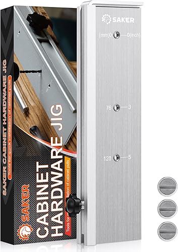 Saker Localizador de agujeros expandible, perforado preciso ajustable, adecuado para decoración del hogar, instalación de manijas de gabinete y