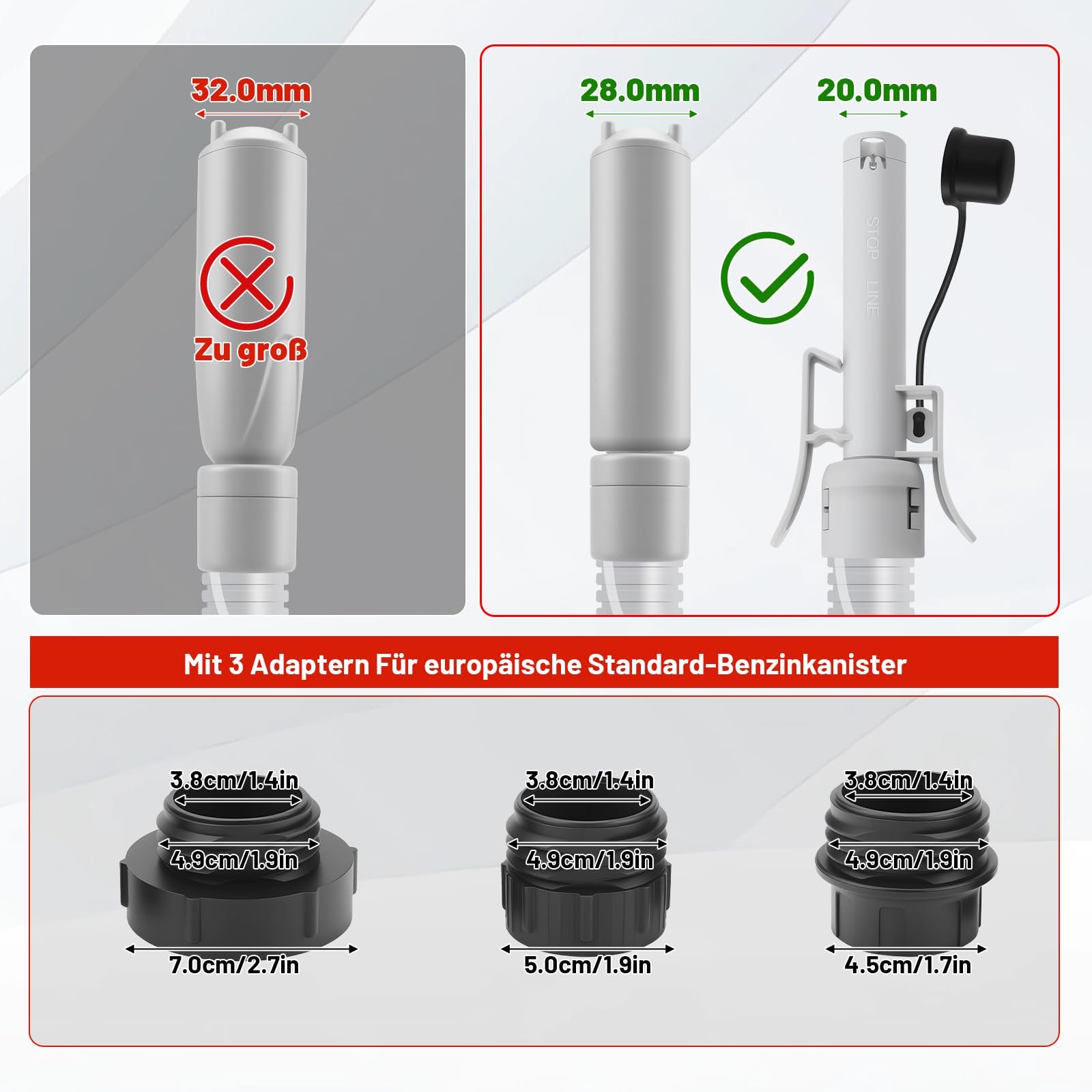 KAOLALI Pompa do oleju napędowego 12V z automatycznym wyłącznikiem (9L/min) na olej napędowy z głowicą 28mm, elektryczna pompa benzynowa do samochodu, kampera, generatora, łodzi