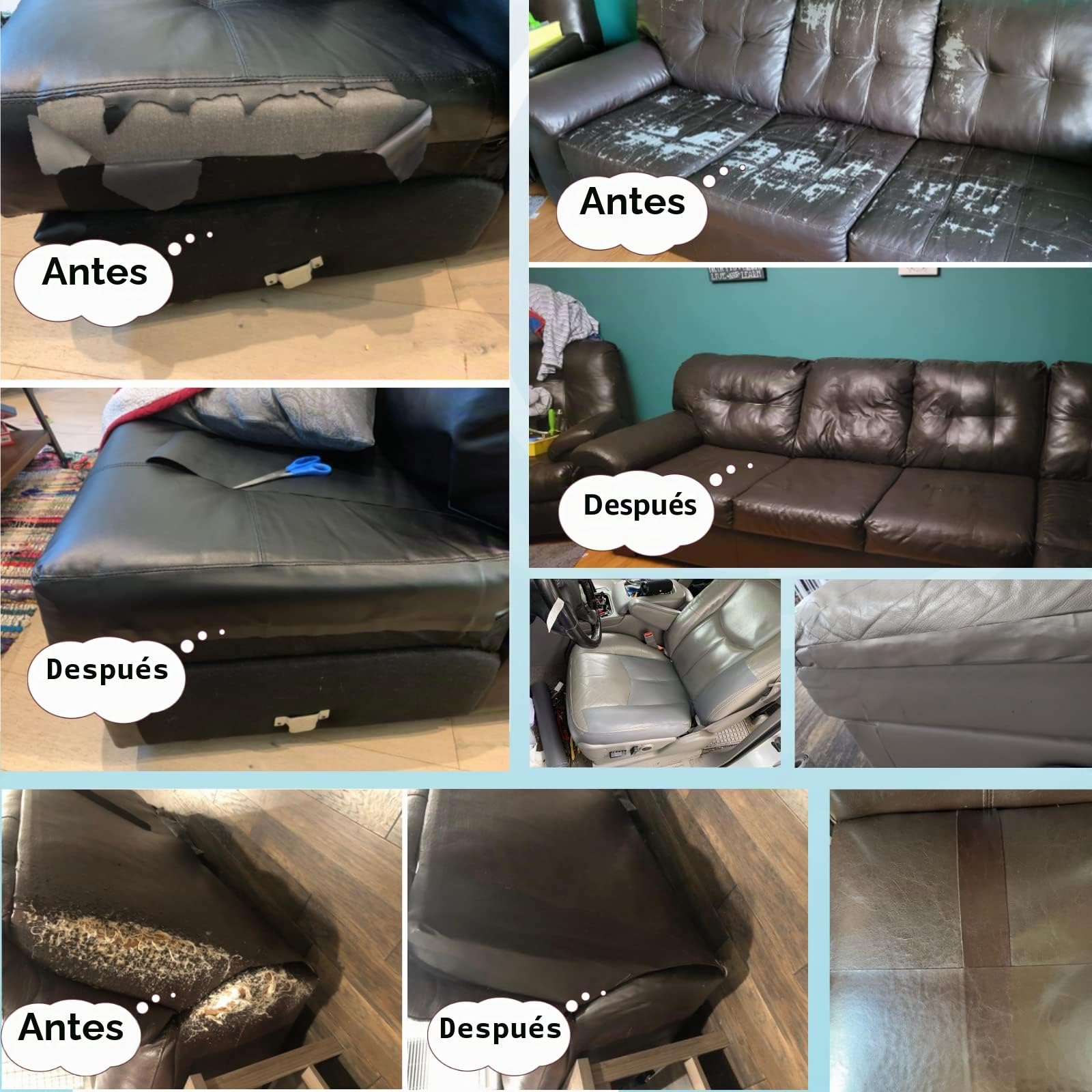 Cuero Adhesivo Parches Polipiel, Polipiel Adhesiva Piel para Tapizar 40 x 150 cm para Sofás, Asientos De Coche, Silla De Oficina, Cabecera, Bolsos, Beige