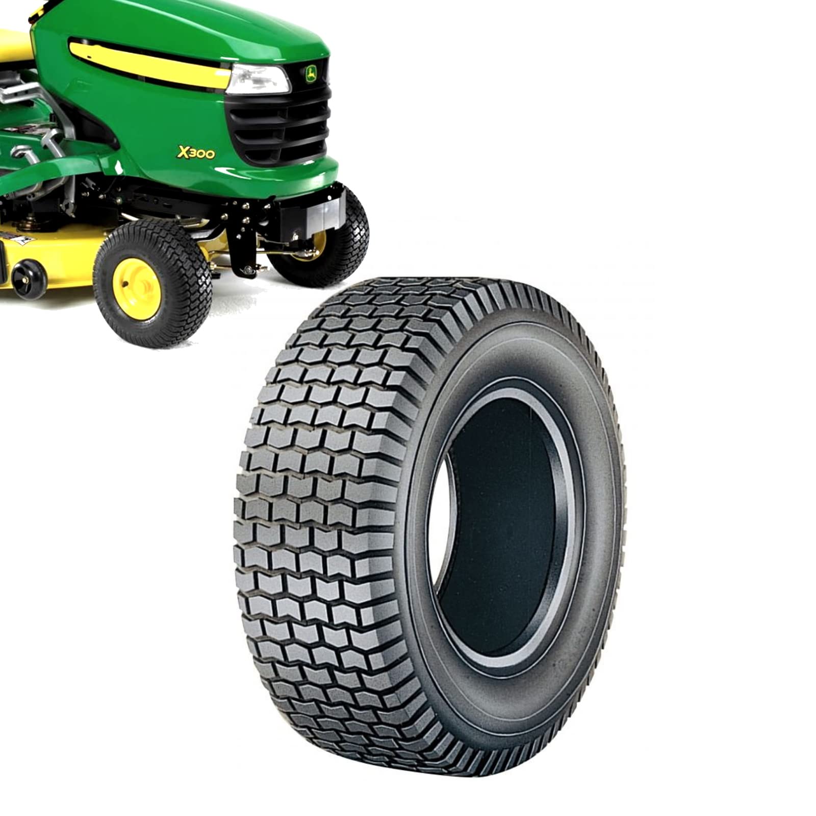 1 PNEUMATICO 13 X 5.00-6 Pneumatico per Trattorino Tosaerba Gomma COPERTONE Union Giardinaggio Garden