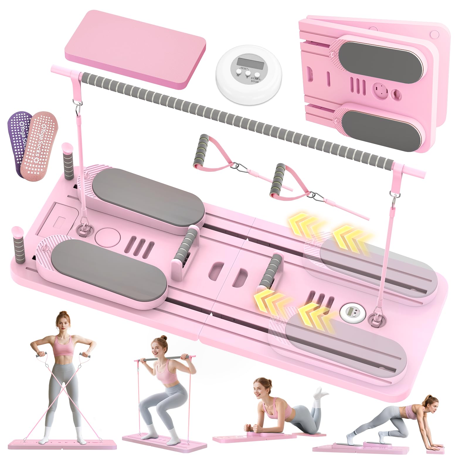 5 in 1 Foldable Pilates Board