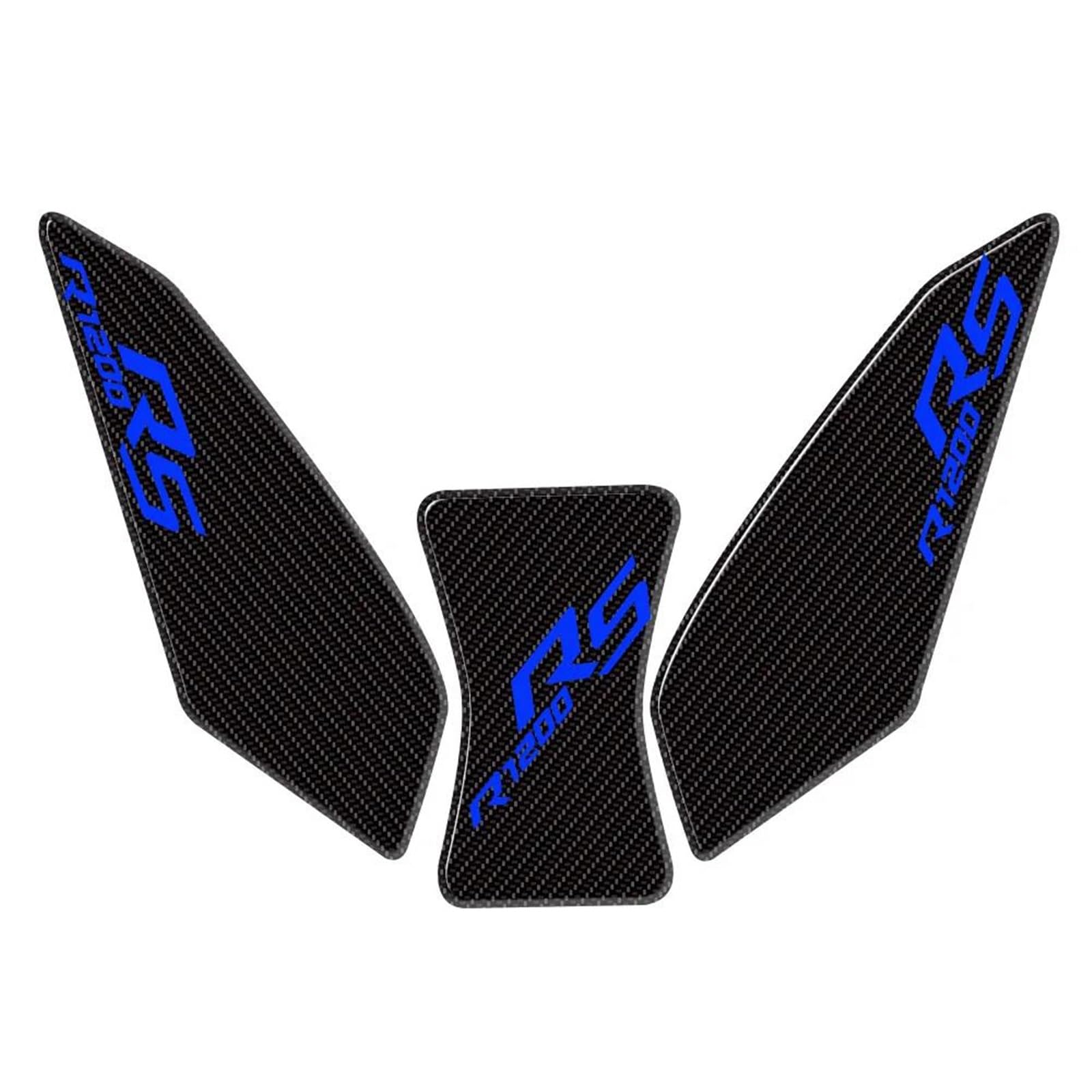 Motorcycle Tank Pad Sticker Fit for BMW R1250RS R1200RS R1200 RS 2014-2021 Carbon Fiber Texture Gas Knee Grip Traction Decal