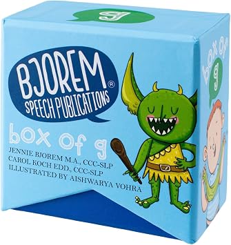 Bjorem Speech Box of G Sound - Speech Therapy and Phonemic Awareness Tool for Kids Learning The G Sound