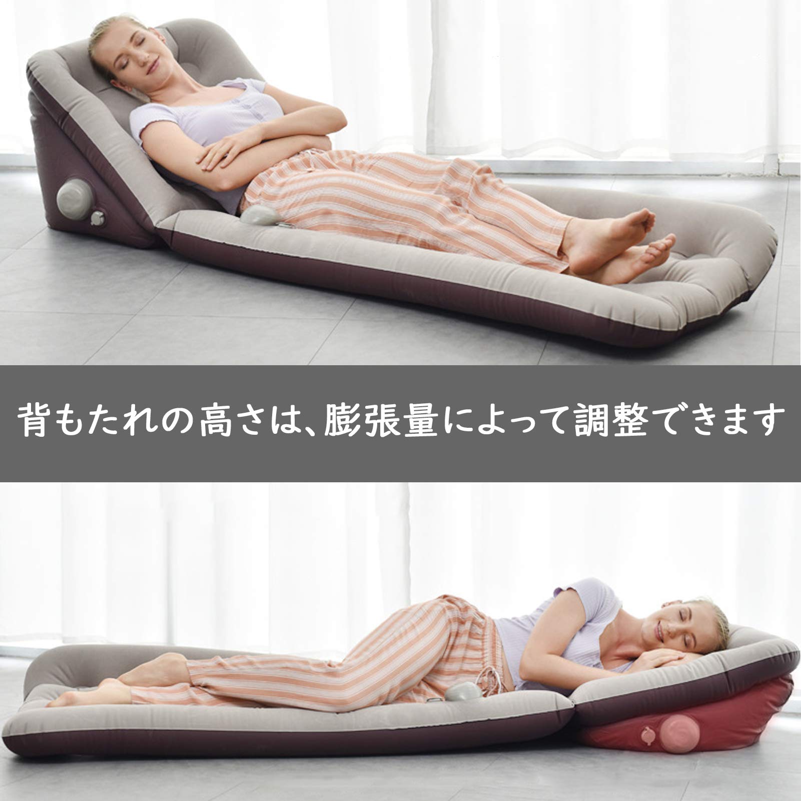 Amazon.co.jp: xinxin-homeエアーベッド アウトドア用エアーマット