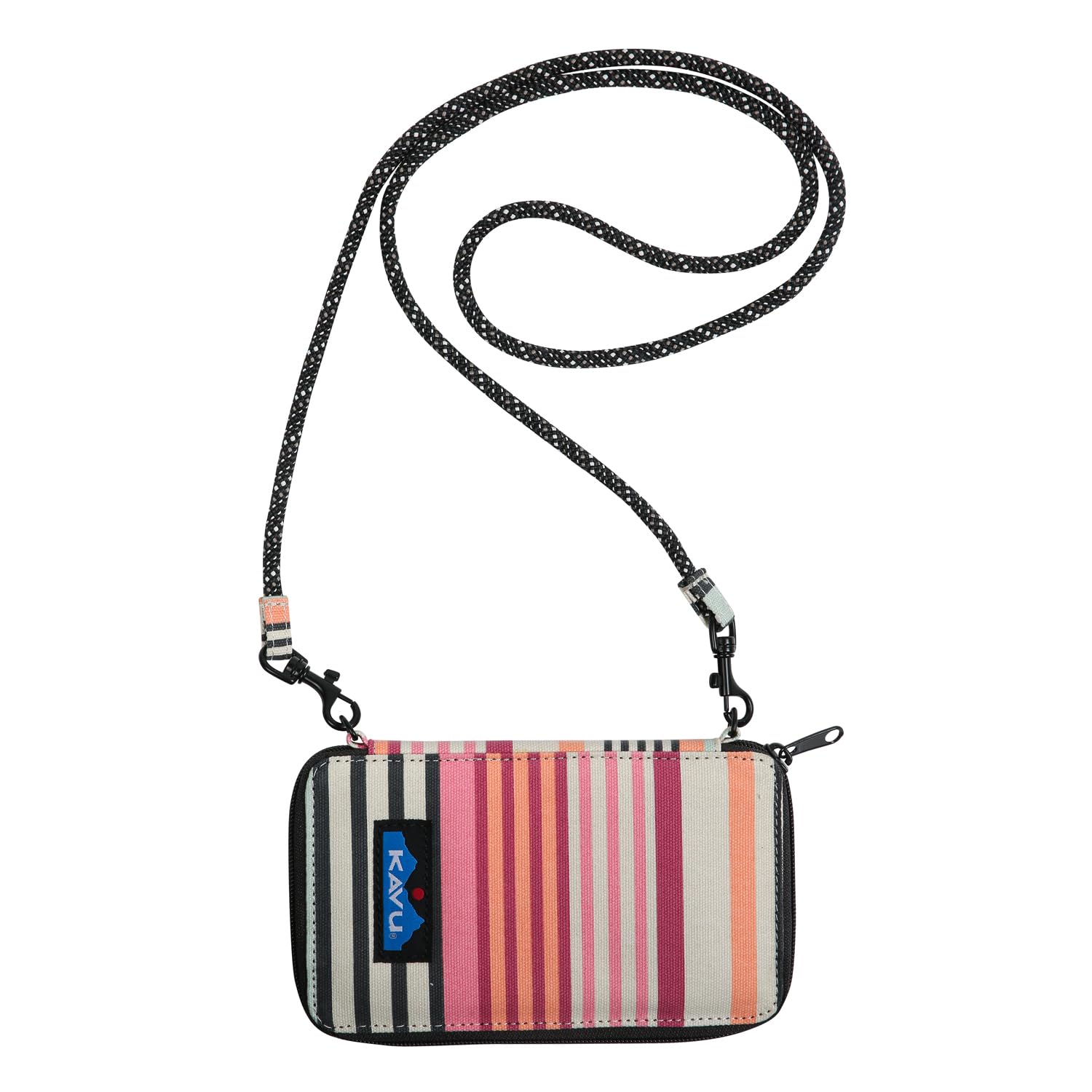 KAVU Go Time Bi-Fold Wallet with Detachable Rope Strap