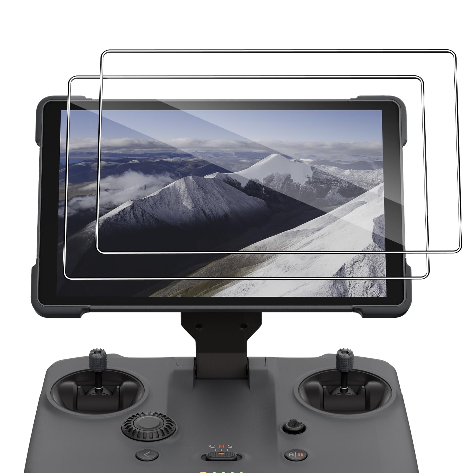 QULLOO Pellicola Protettiva per DJI Mavic 4 Pro DJI RC Pro 2, 2 Pezzi HD Vetro Temperato Durezza 9H Anti-graffio Schermo Protezione per DJI Mavic 4 Pro Telecomando Accessori