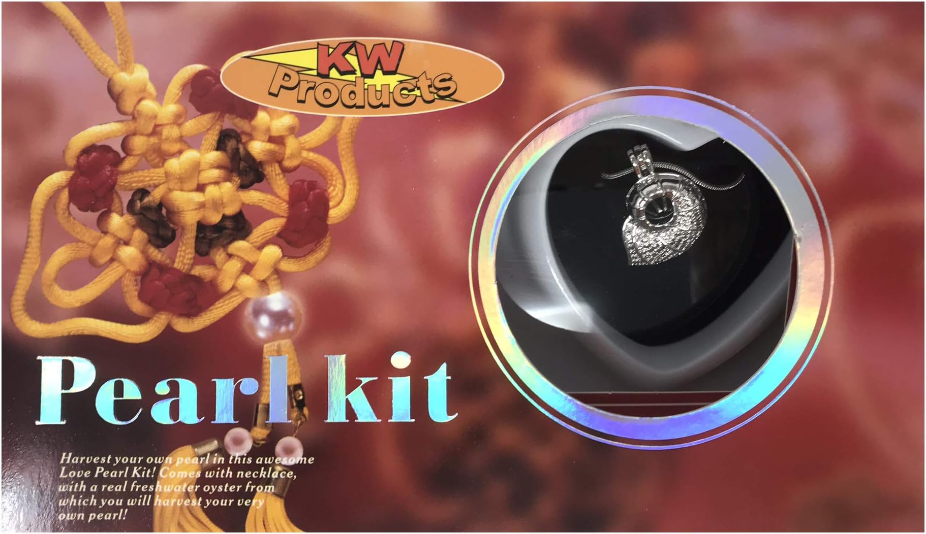 KW Products - Love Wish Pearl Kit - Harvest Your Own Pearl - Seashell Pendant