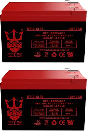 12v 12ah Replacement Battery for APC Smart-UPS RM SU1000RMNET 12V 12Ah Ups Battery - 2 Pack
