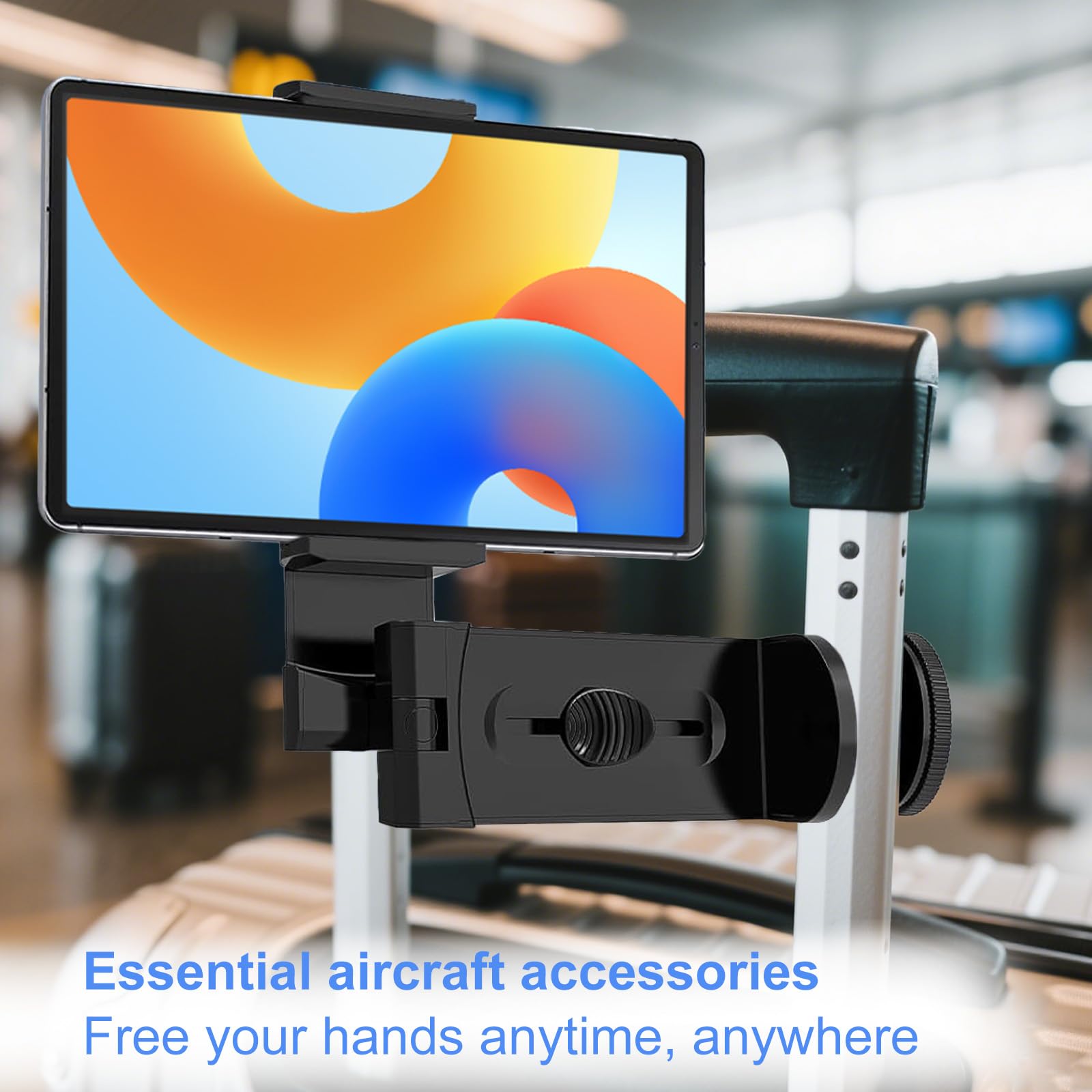 BOXOB Supporto Universale per Tablet da Aereo Regolabile 360° Compatibile iPad Galaxy Tabs 3,15-12,4 Pollici