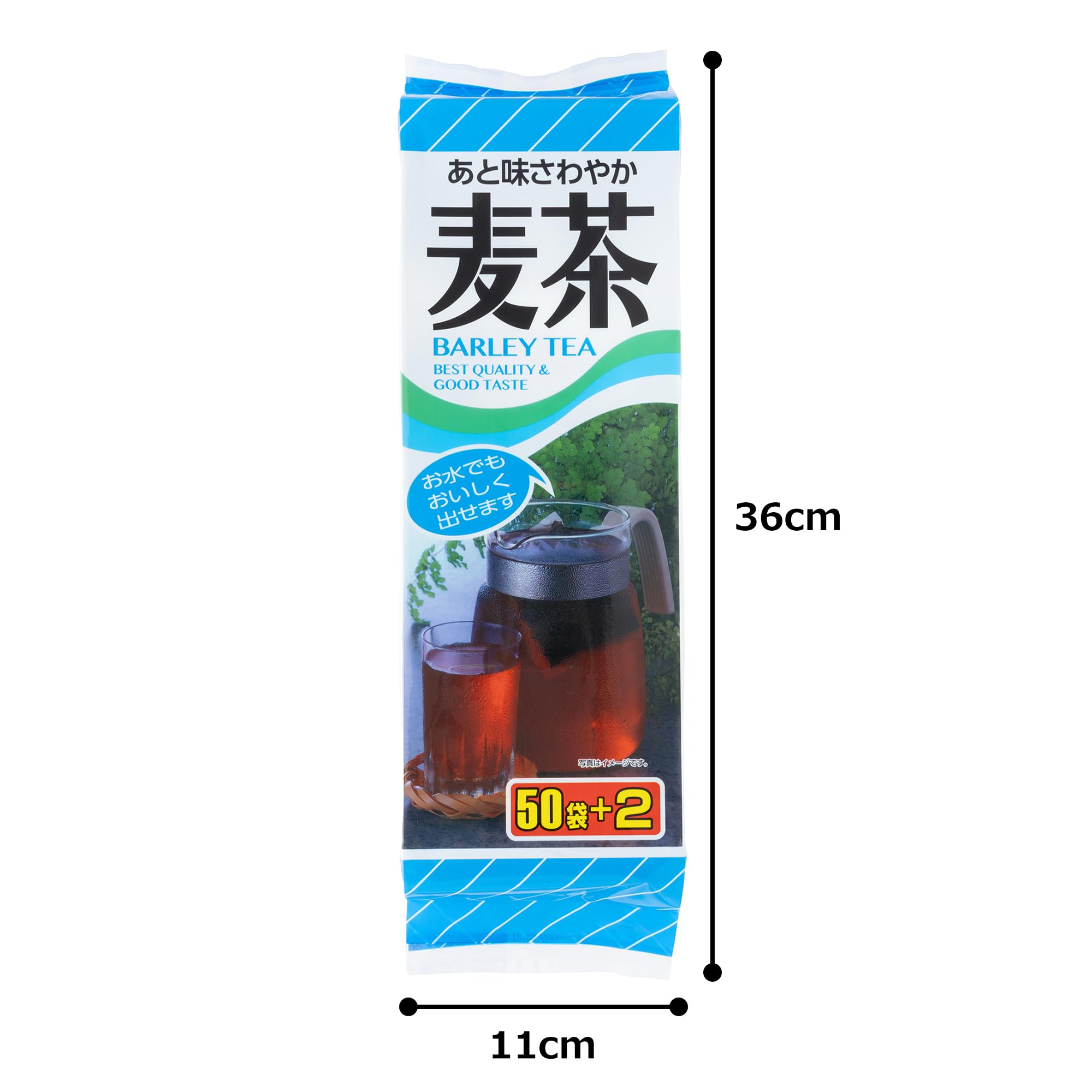 Amazon.co.jp: 長谷川商店 冷温水両用麦茶 275×110×77mm 10g×52包 2個
