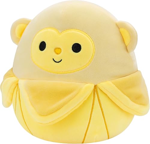 Miniatura 2 de Squishmallows Pierogi Banana Monkey original de 8 pulgadas - Peluche oficial de Jazwares