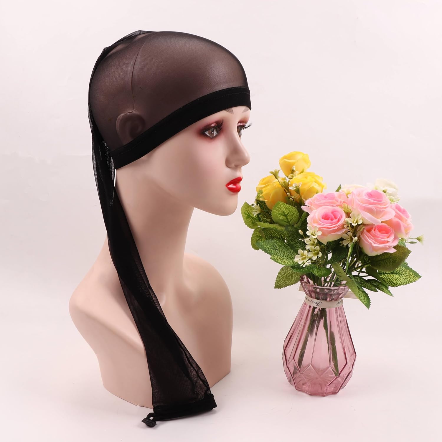 70cm Long Hair Weave Sleeve Cap for Wig | Stretchy Cap, Hairnets Hairwrap, Elastic Band, For Bun Dreadlock Crochet Braid