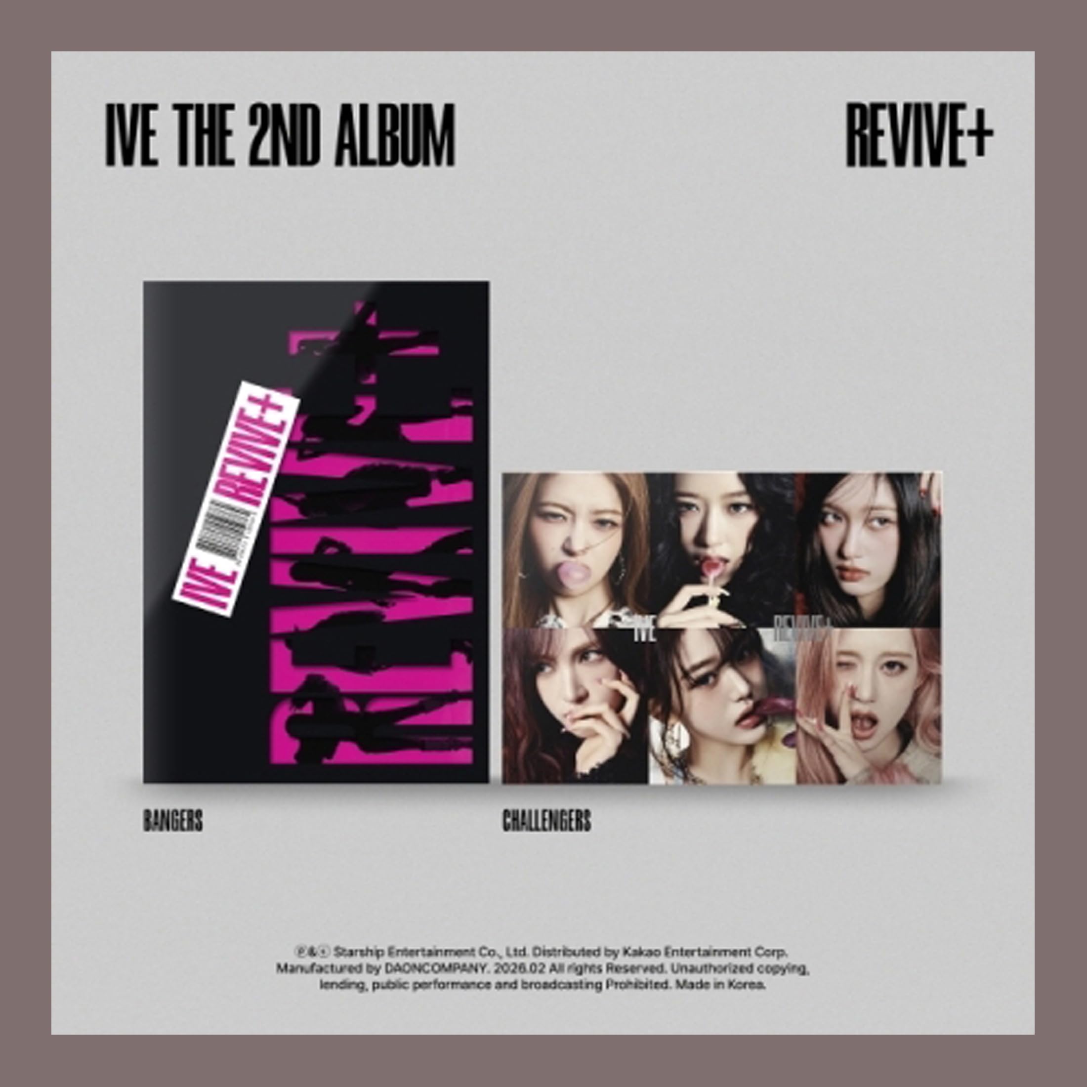 Amazon.com: IVE REVIVE+ 2nd Full Album (Photobook - CHALLENGERS