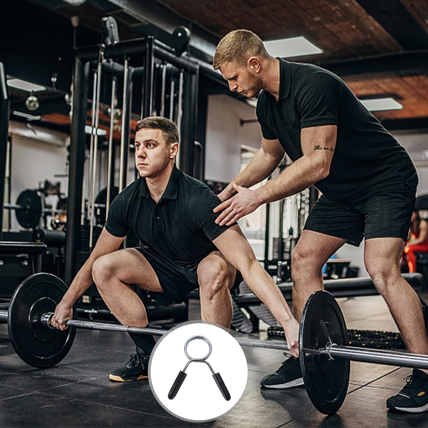6 sztuk spinki do mankietów do długopisów, narzędzia do obciążenia, migawek anty-lędźwiowych, sprzęt do fitnessu.