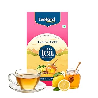 Leeford Lemon & Honey Green Tea for Weight Loss 30 Bags