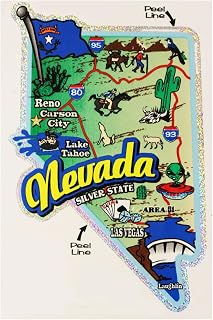 Nevada - State Map Outline Vinyl Sticker