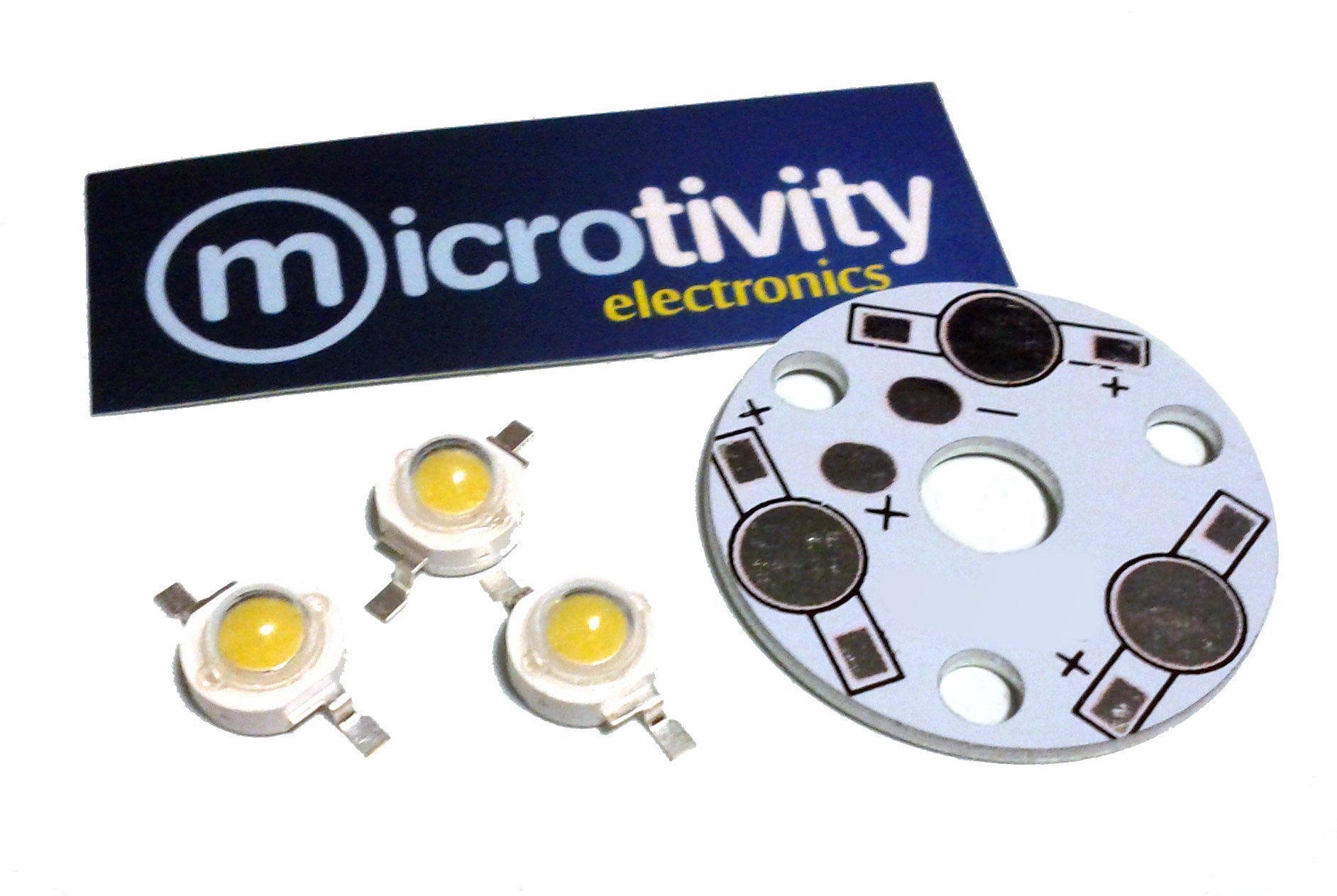 IL707 1-watt Ultra-Bright Warm White LED (Pack of 3)