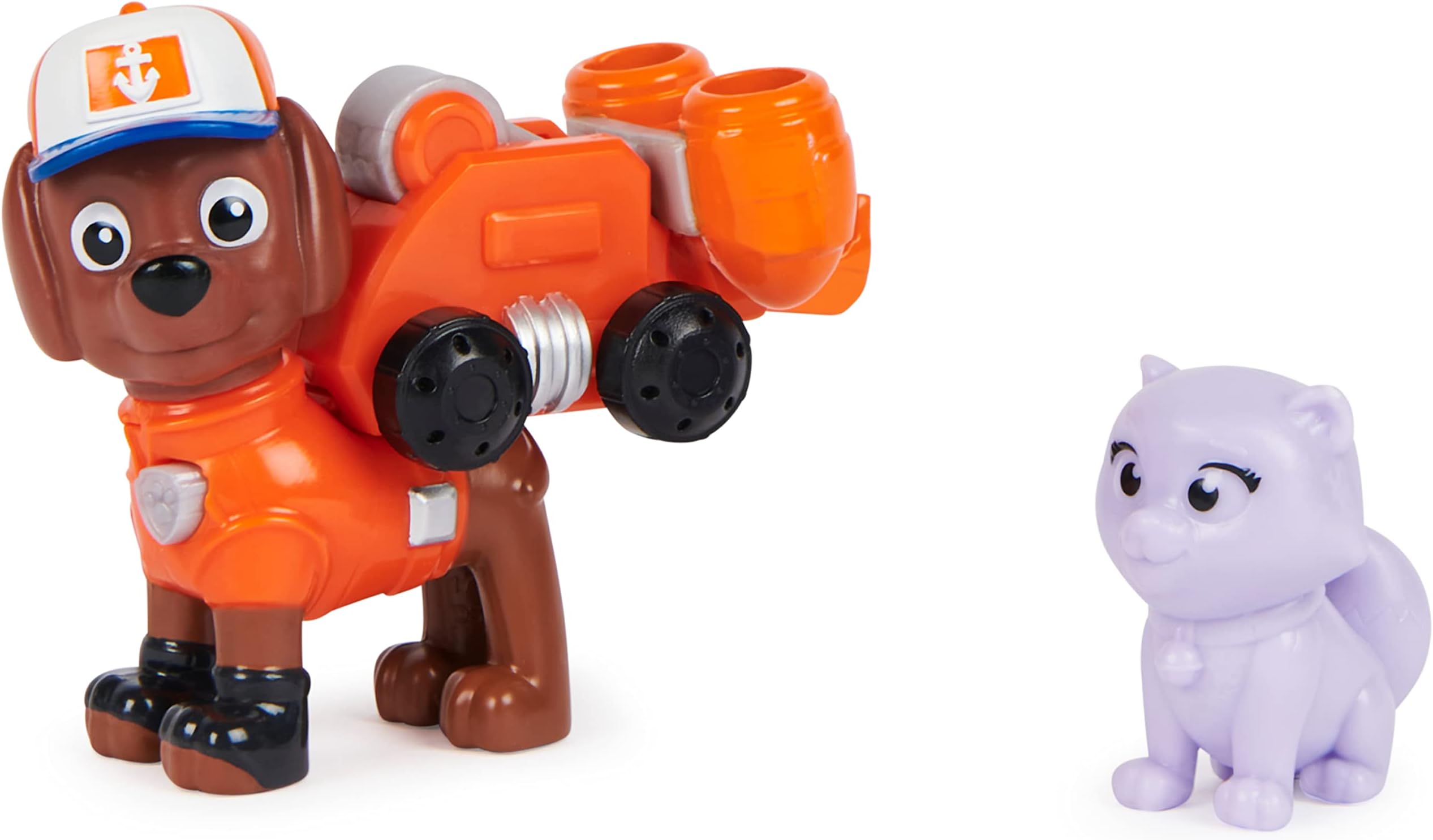 – Big Truck Pups Zuma Action Figure with Clip-on Rescue Drone, Command Center Pod and Animal Friend Kids Toys for Ages 3 and up