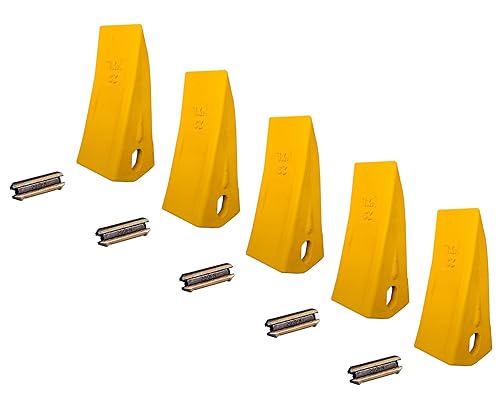 Miniatura 1 de Dientes de cucharón retroexcavadorapatín con pernos - 230HX, 230HXL, 23, 230, 230S (5)