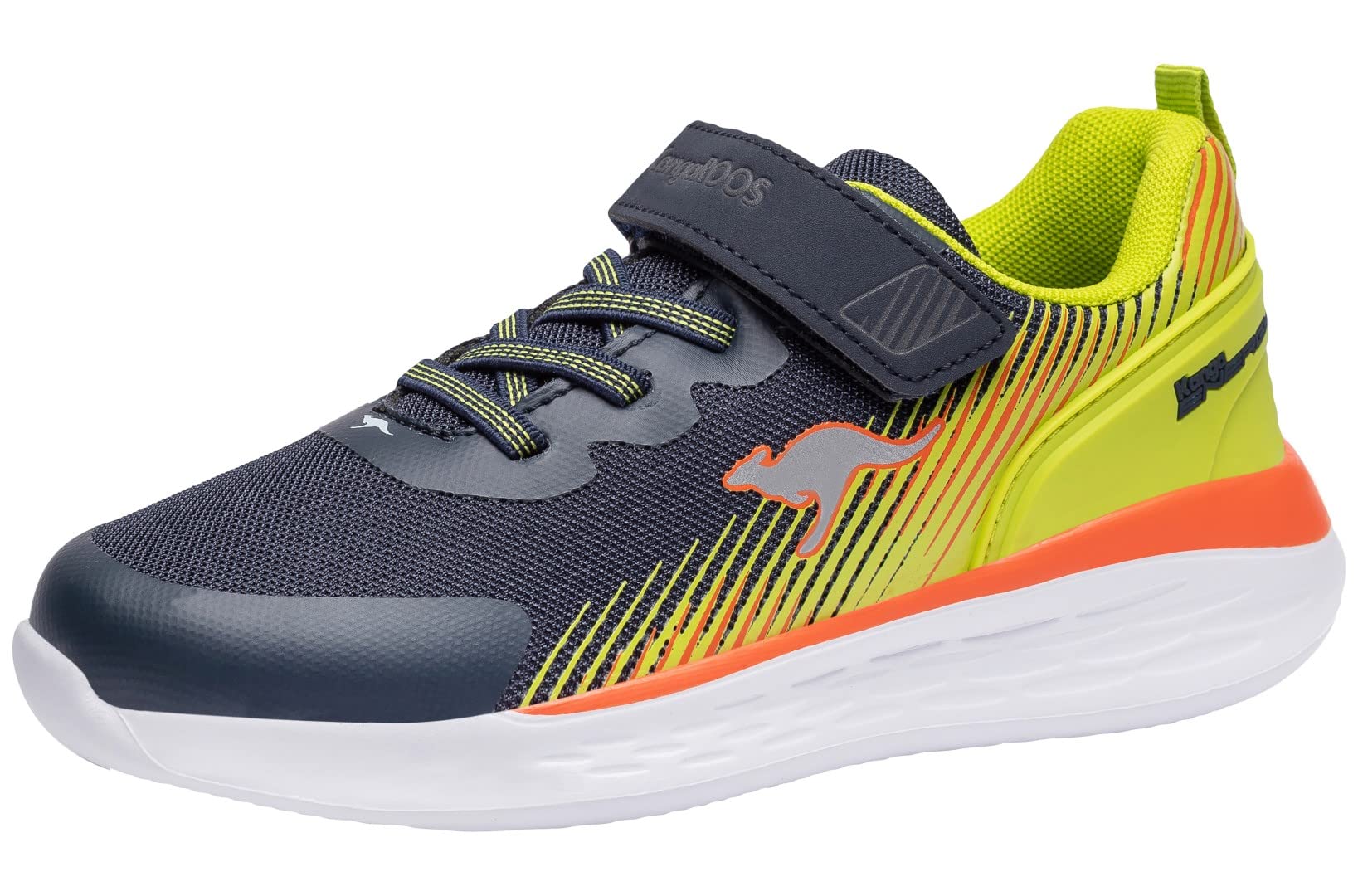 KangaROOS KQ-Unique EV, Sneaker, dk Navy/Lime,