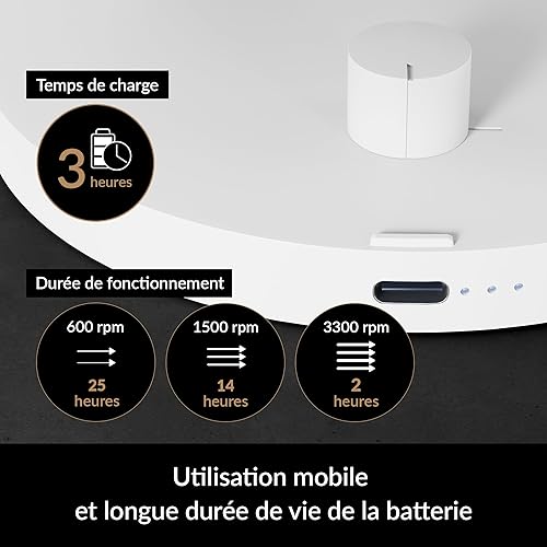 Miniatura 5 de ARCTIC Summair Plus - Ventilador portátil con batería recargable integrada, conexión USB-C (incluido cable de carga USB-A), ventilador de escritorio