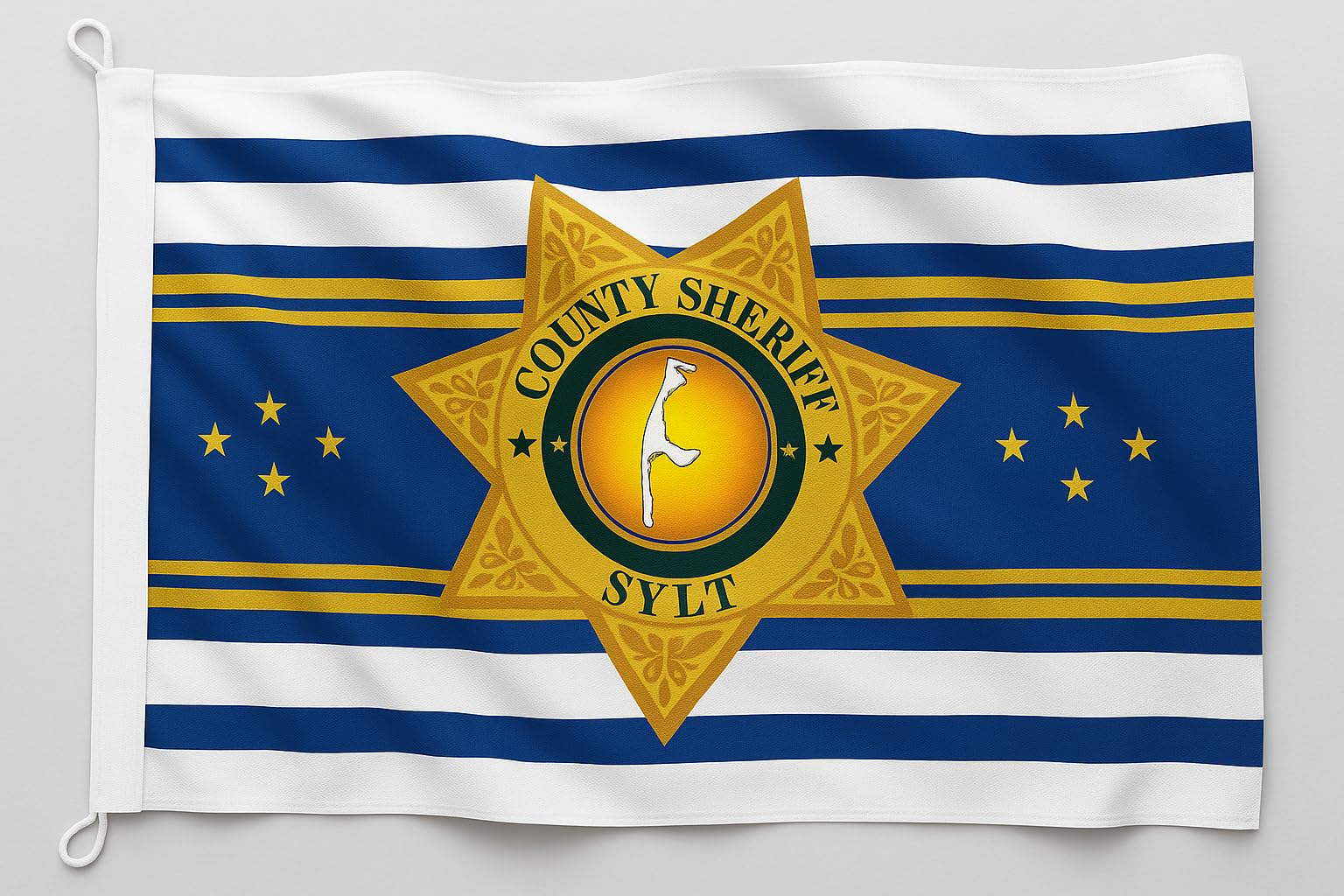 Flaga okręgu szeryfa Sylt – Twoje oświadczenie dla Sylter Wolności Marine Flag / 120 x 80 cm