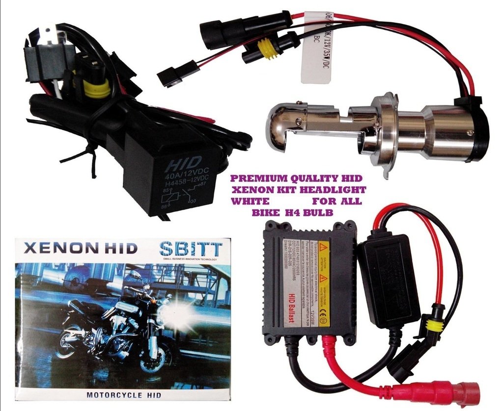 Premium Quality HID Xenon kit BikeMotorcycleHeadlight White 8000k
