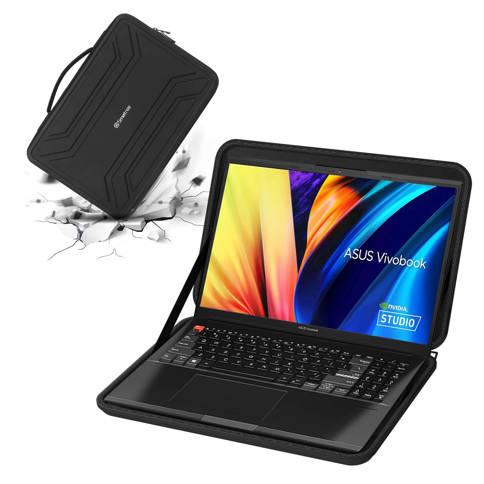 Smatree Funda rígida para portátil Compatible con MacBook Pro M3 de 16,2 Pulgadas, MacBook Pro 2023 2021, MacBook Pro de 15,4 Pulgadas, Funda Delgada y antichoque
