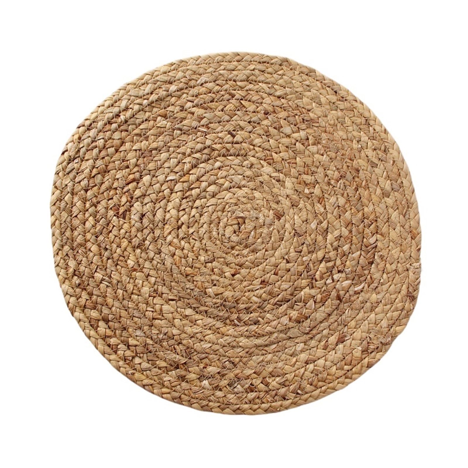 HNJCHE Insulation Mat Home Dining Mat Woven Coaster Home Restaurant Coaster Bowl Mat Pot Mat Line Preparation