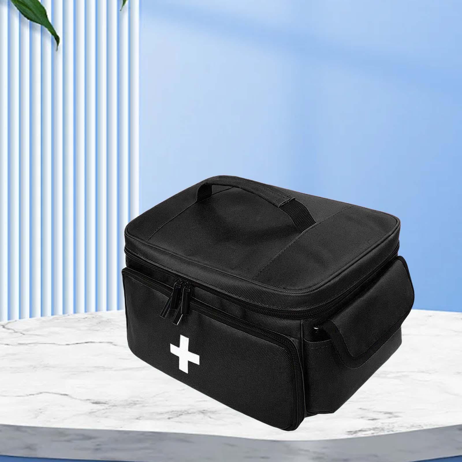 Trousse de Premiers Secours Vide, Sac de Rangement Portable, pour Le Bureau, La Randonnée et Les Activités de Plein Air
