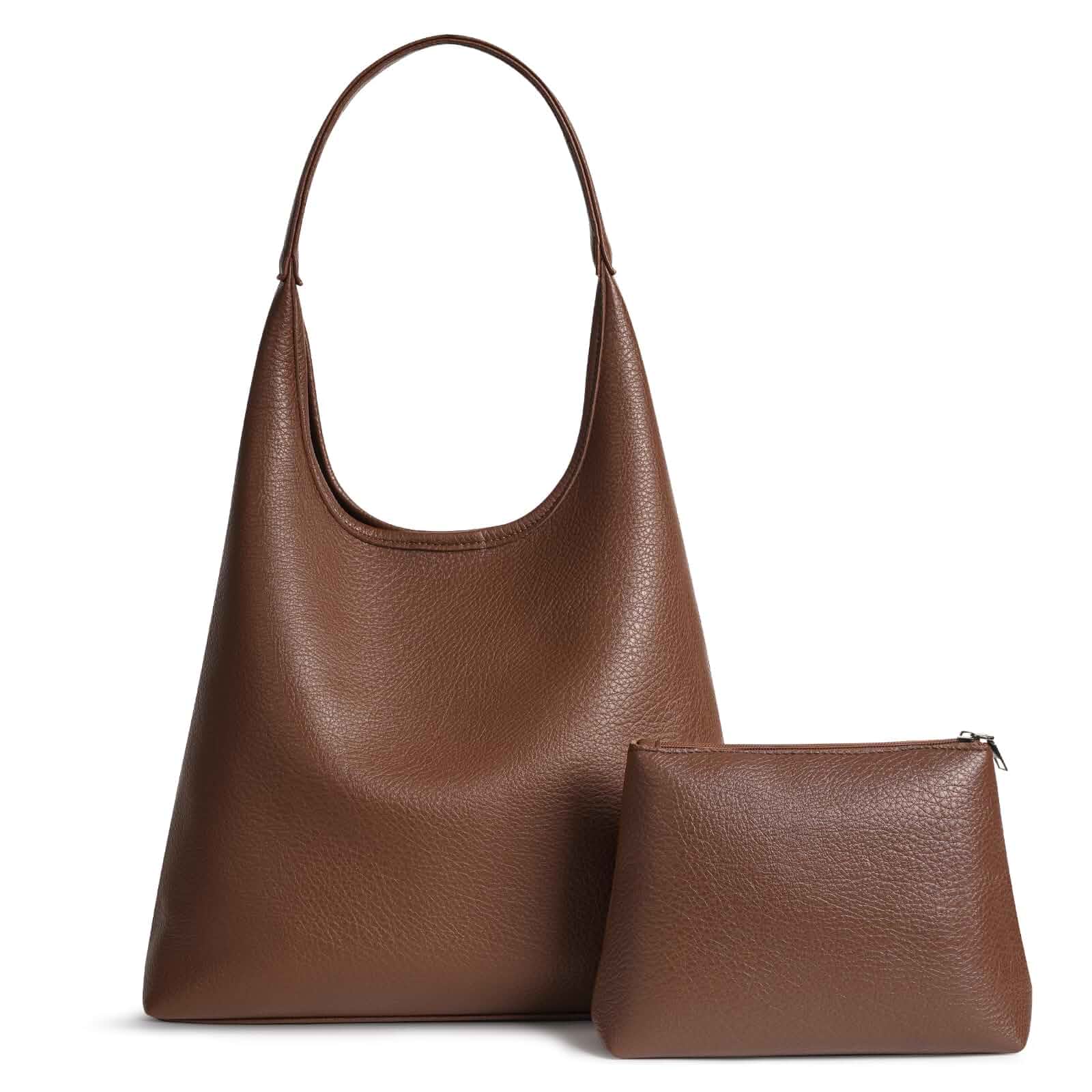 Hobo Bags for Women Large Slouchy Shoulder Bag Vegan Leather Everyday Purse | Fits a 13.6-Inch Laptop, Roomy Hobo Purse