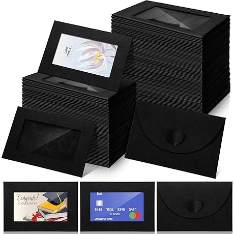 Uiifan Window Gift Card Envelopes (150-Pack)