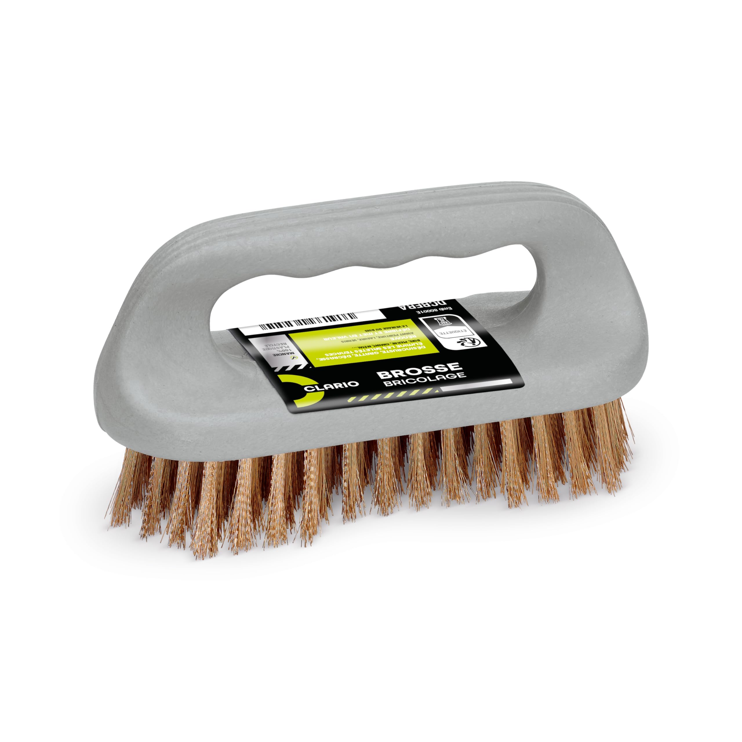 Spazzola metallica – buona presa per lavorare in modo confortevole – Setole 100% acciaio ottonato – Made in France