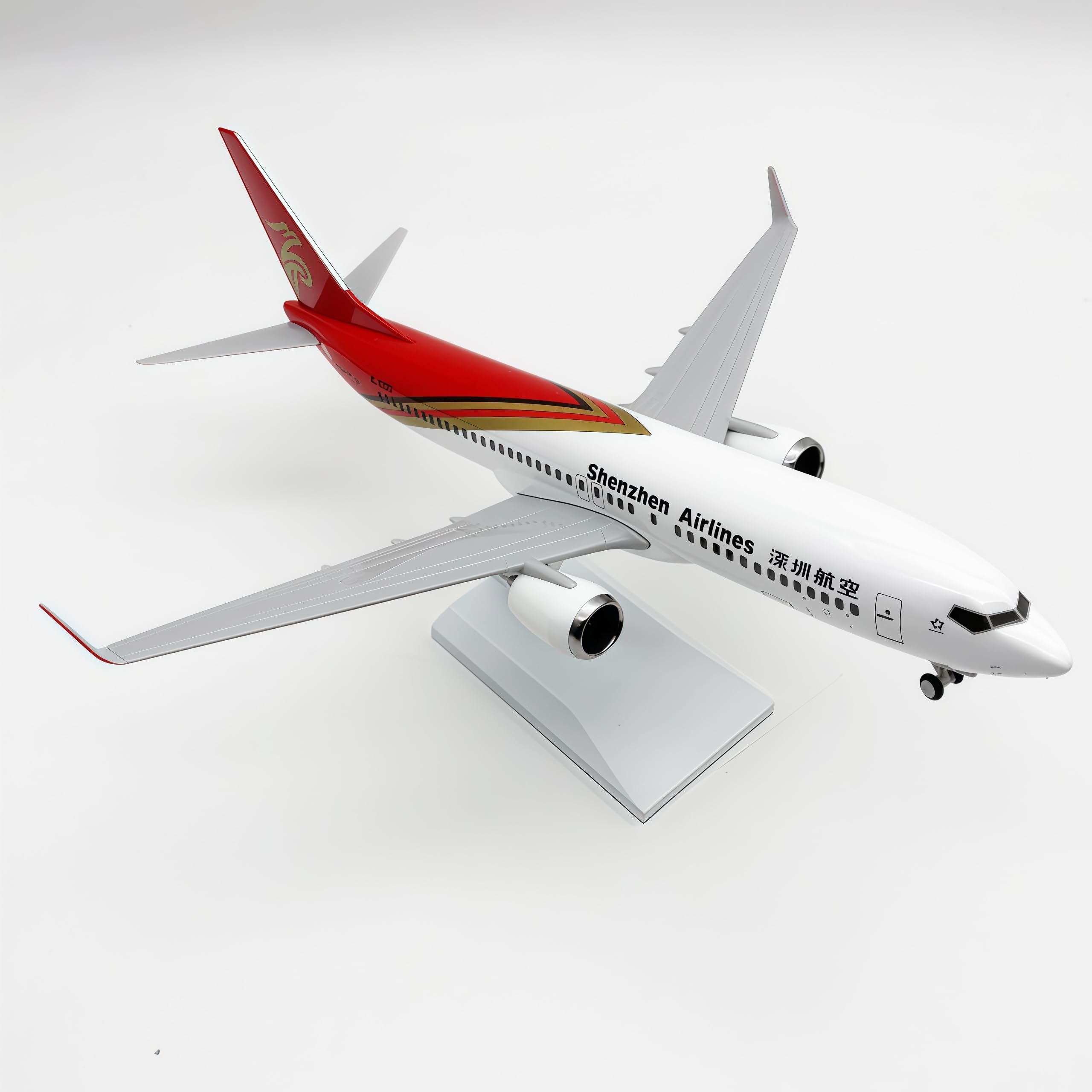 LGSRSNXHTX 1/200 Diecast Metal Airplane Model with Stand Shenzhen B737 Plane Model for Adult Aviation Gifts,Desktop Display Airplane Ornament