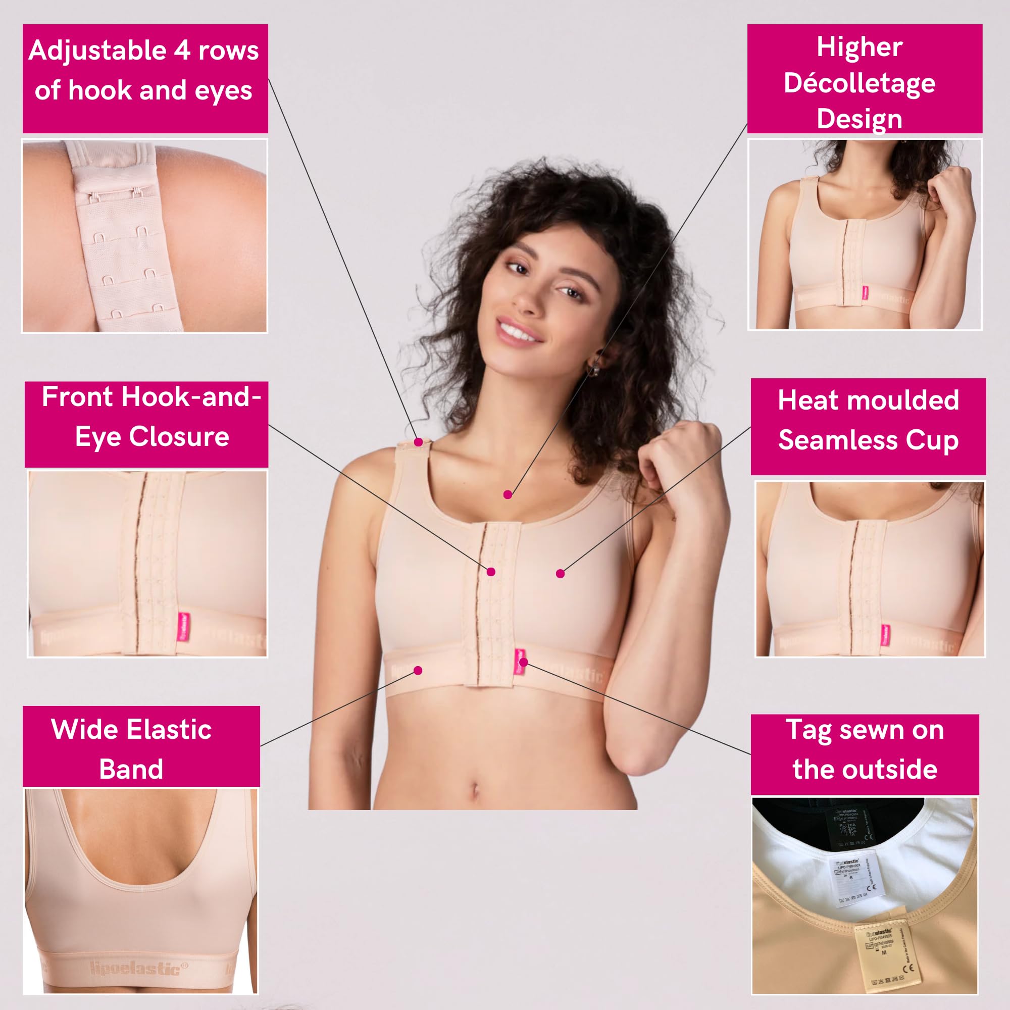 LIPOELASTIC® PI Ideal Variant - Copas elásticas sin costuras